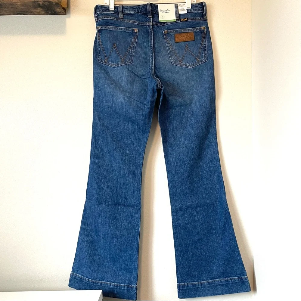 NWOT Wrangler High Rise Trouser - Retro Style & Stretch - 32 | 34 - Picture 5 of 8